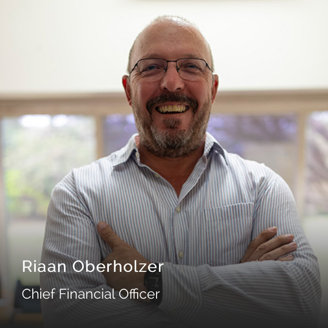 Riaan Oberholzer - Chief Financial Officer